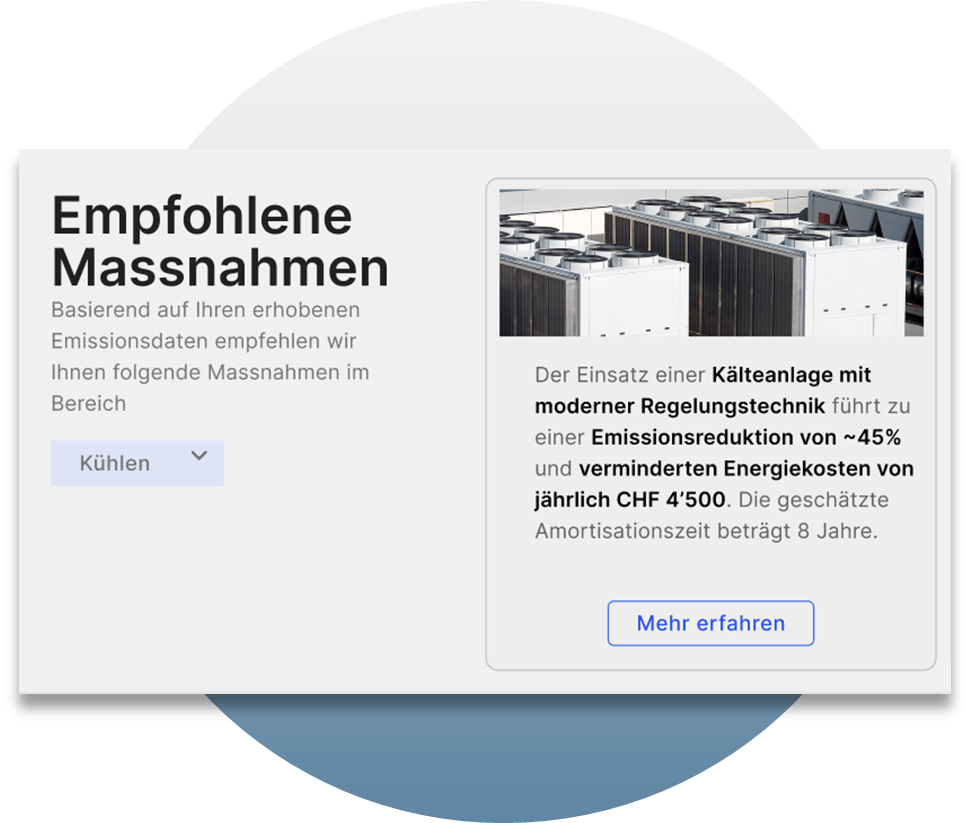 Reduktionsmassnahmen Dekarbonisierungsmassnahmen